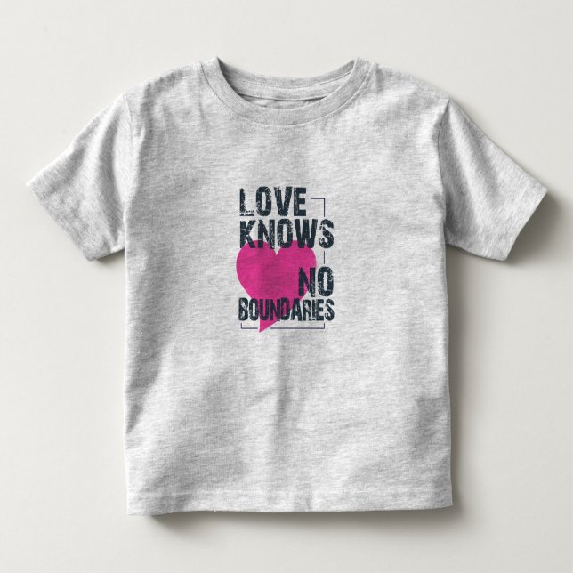 No Boundaries shirt - choose colour & style (Front)