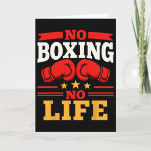 No Boxing No Life Boxing Gloves Boxing Gloves _3  Card