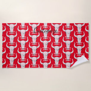 No Bull Ever Thunder_Cove Beach Towel