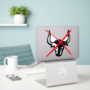 NO BULL laptop sticker