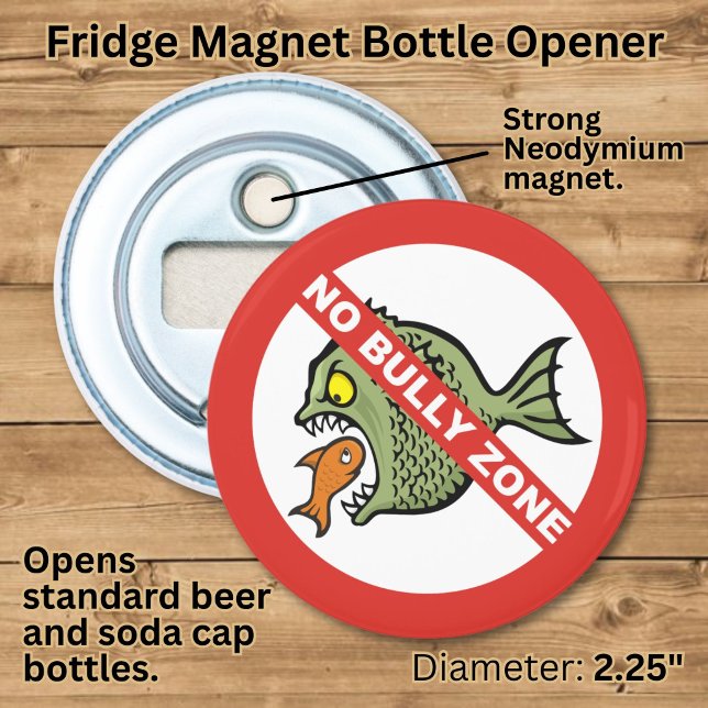 No Bully Zone Bottle Opener (Creator Uploaded)