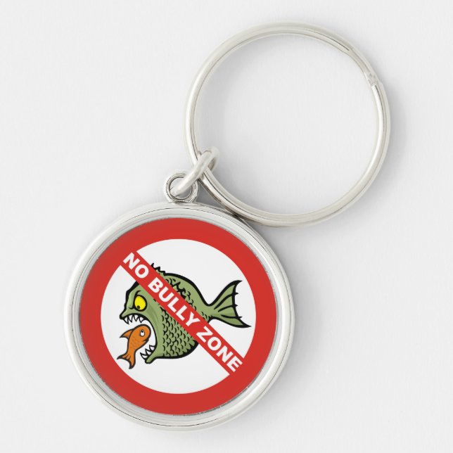No Bully Zone Keychain (Front)