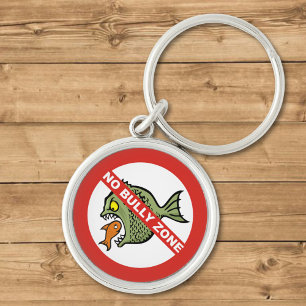 No Bully Zone Keychain