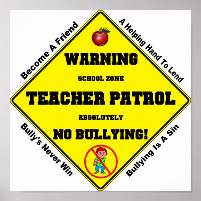 No Bullying Aloud Poster (Front)