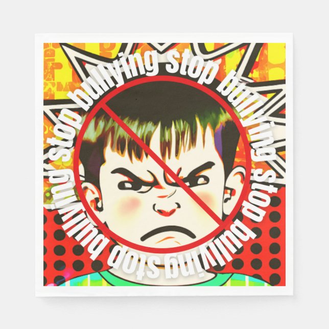 No Bullying Napkin (Front)