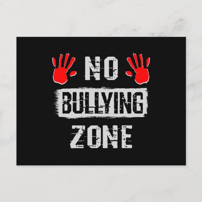 No Bullying Zone Postcard (Front)