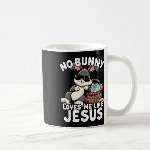 No Bunny Loves Me Like Jesus Christian Easter Egg Coffee Mug
