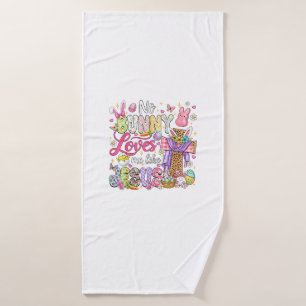 No Bunny Loves Me Like Jesus Easter Christian Kids Bath Towel