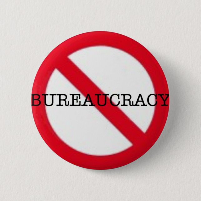 No Bureaucracy button (Front)