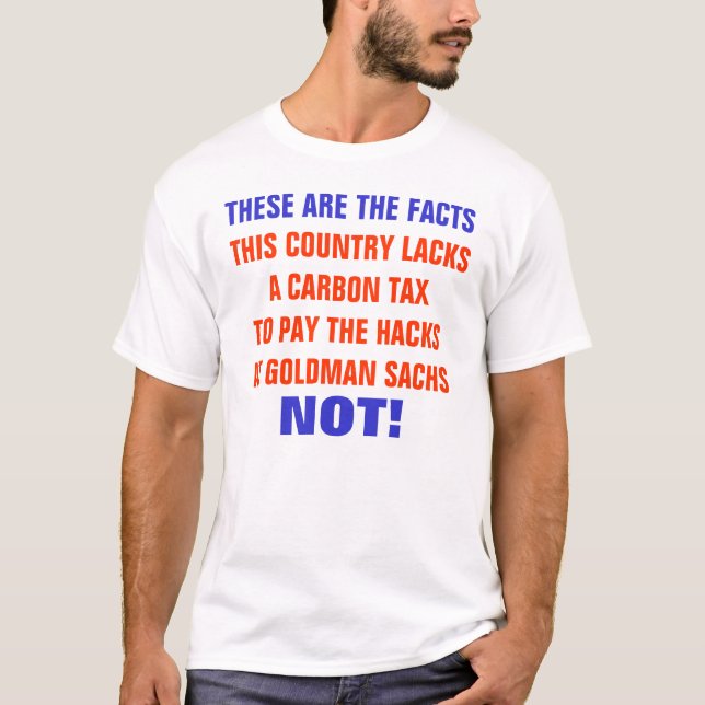No Carbon Tax T-Shirt (Front)