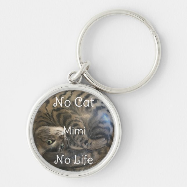 No Cat No Life Keychain (Front)