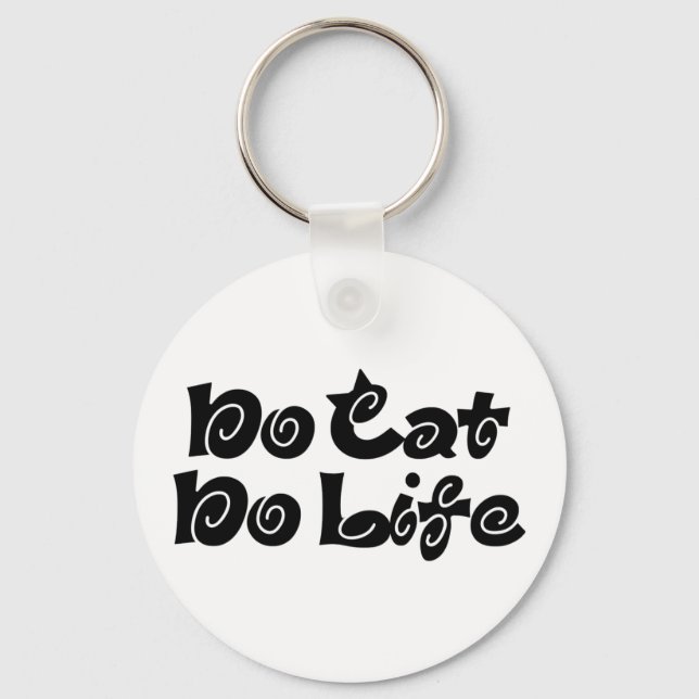 No Cat No Life Keychain (Front)