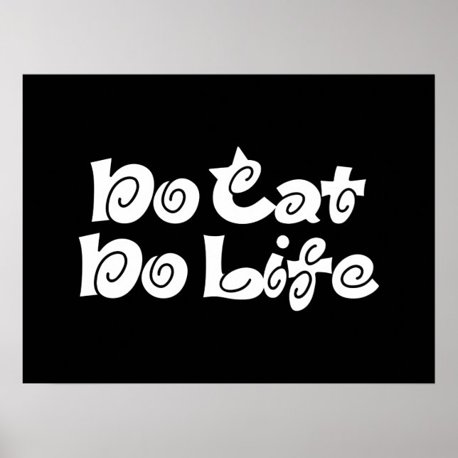 No Cat No Life Poster (Devant)