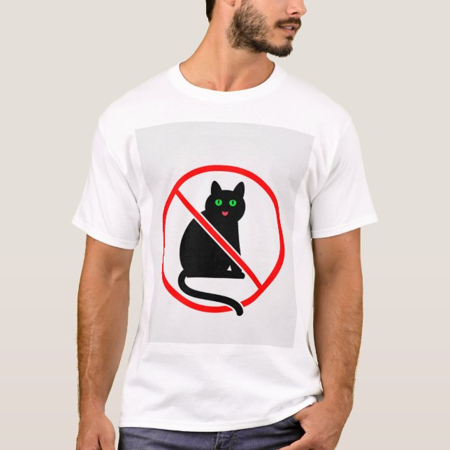 No Cats Men's Basic T-Shirt (Front)