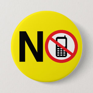 No Cell Phones Button