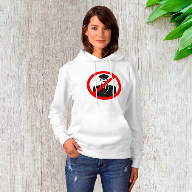 No Chauffeur Allowed Symbol Funny Warning Hoodie (Creator Uploaded)