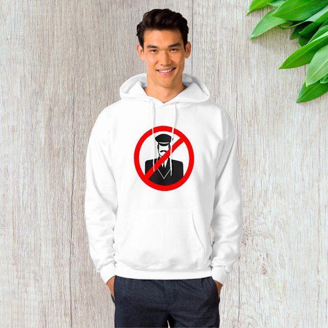 No Chauffeur Allowed Symbol Funny Warning Hoodie (Creator Uploaded)