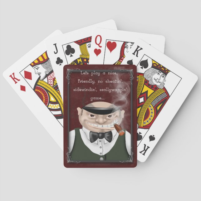 No Cheatin' Deck of Playing Cards! Cards (Back)