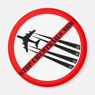 No Chemtrails Magnet