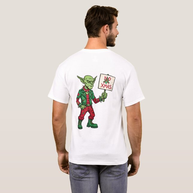 No Christmas – Rebel Alien Style T-Shirt (Back Full)