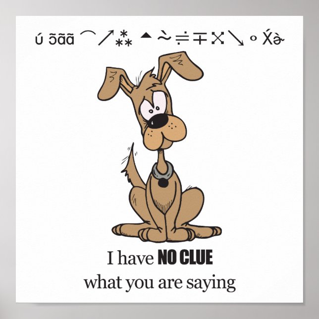 No Clue Poster (Front)