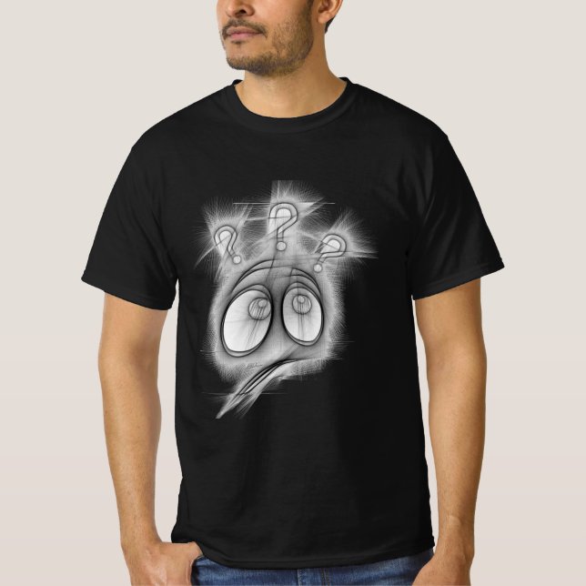 No Clue premium T-shirt (Front)
