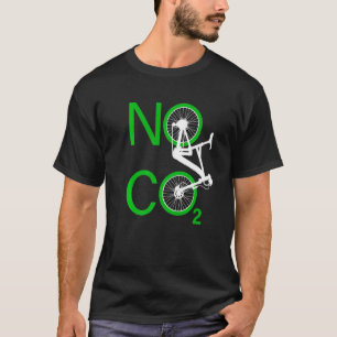 No CO2 Bike Riding Against Climate Change No Emiss T-Shirt