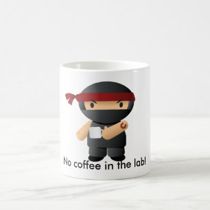 No coffee in the lab, Giga ninja! Mug