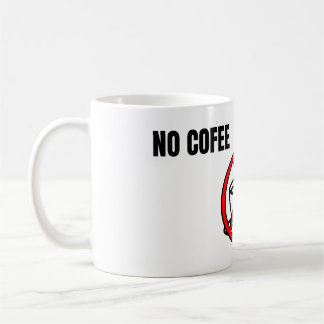 No Coffee No Trading Minimal Humor Design Coffee Mug