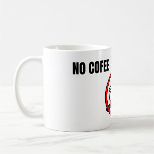 No Coffee No Trading Minimal Humor Design Mug