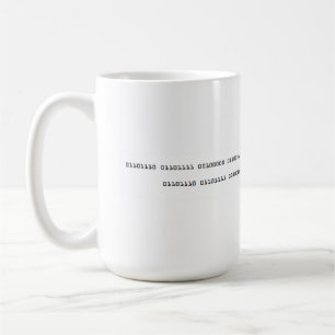No coffee no work binary code coffee mug