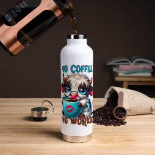 No Coffee No Workie  Water Bottle