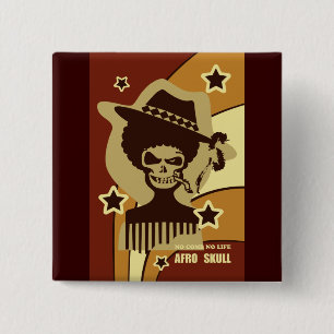 NO COMB NO LIFE 2 INCH SQUARE BUTTON