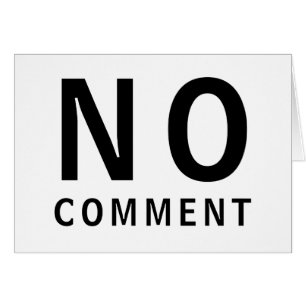 No Comment Cool Funny T-Shirt With Attitude
