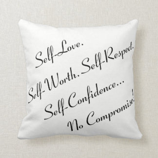 No Compromise "16x16" Throw Pillow - P1