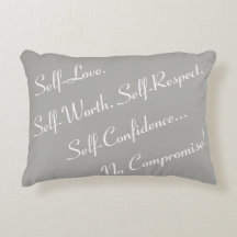No Compromise Accent Pillow - P1