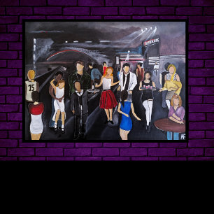 No Control Painting by Alfred Fox Canvas Print