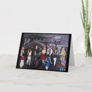 No Control Painting by Alfred Fox Card