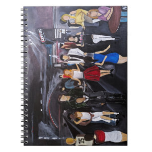 No Control Painting by Alfred Fox Notebook