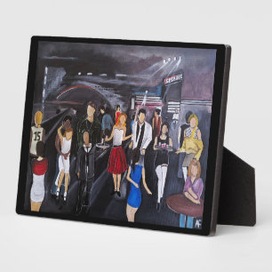 No Control Painting by Alfred Fox Plaque