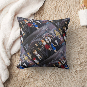 No Control Painting by Alfred Fox Throw Pillow