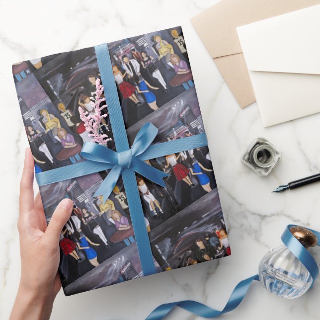 No Control Painting by Alfred Fox Wrapping Paper (Gifting)