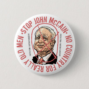 No Country 2 Inch Round Button