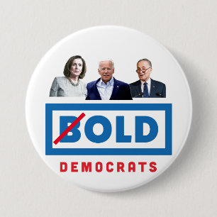 No Country for Old Democrats 3 Inch Round Button