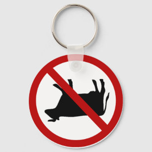 NO Cow Tipping! Keychain