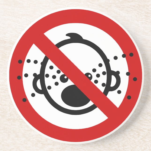 NO Cry Babies ⚠ Thai Airport Sign ⚠ Coaster (Front)