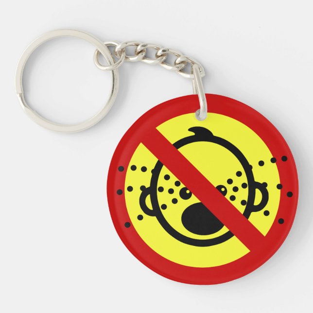 NO Cry Babies ⚠ Thai Airport Sign ⚠ Keychain (Front)