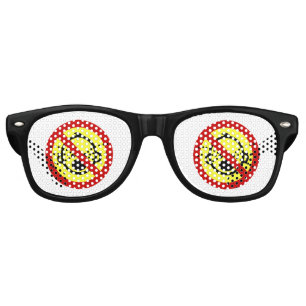 NO Cry Babies ⚠ Thai Airport Sign ⚠ Retro Sunglasses