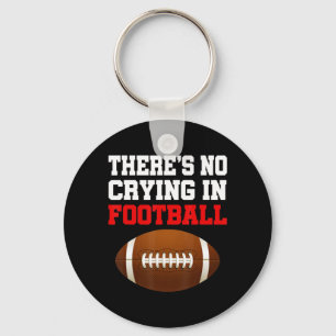 No Crying In Football Cool Football Player Coach F Keychain