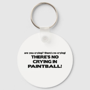 No Crying - Paintball Keychain